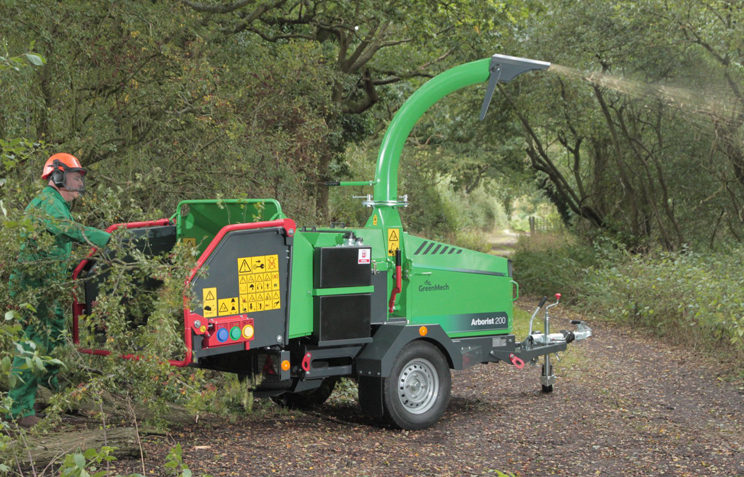 Измельчитель веток Greenmech Arborist 200 