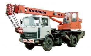 Автокран КС-35719-5-02 "Клинцы"  (4х2) 16т.