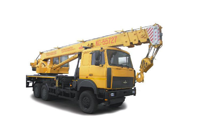 Автокран «Машека» КС-55727-К-12  на шасси МАЗ (6*6) грузоподъемностью 25 тн 