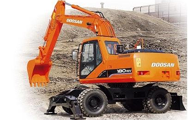 Колесный экскаватор Doosan S180W-V