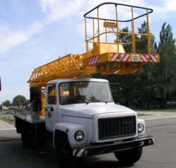 Аренда автовышки телескопа 18 м. Аренда автовышки телескопа 18 м.