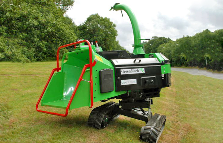 Измельчитель веток Greenmech QuadTrak 160