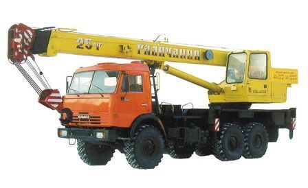 Автокран КС - 55713-5 "Галичанин" (6х6) 25т.