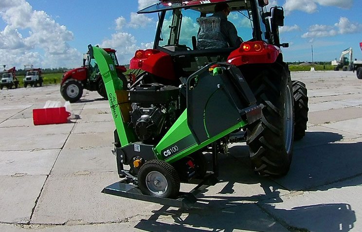 Измельчитель веток Greenmech CS 100 Compact