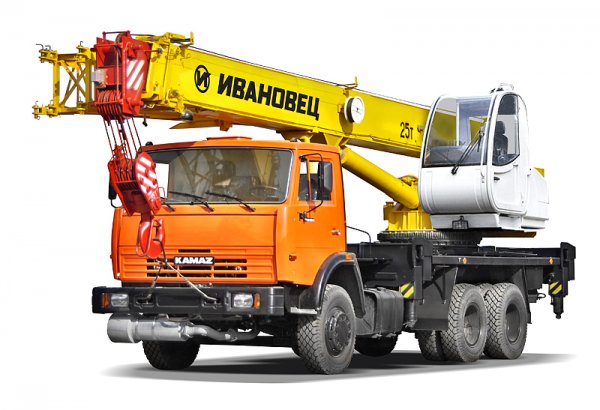 Автокран КС-45717K-1 "Ивановец" (6х4) 25 т. 