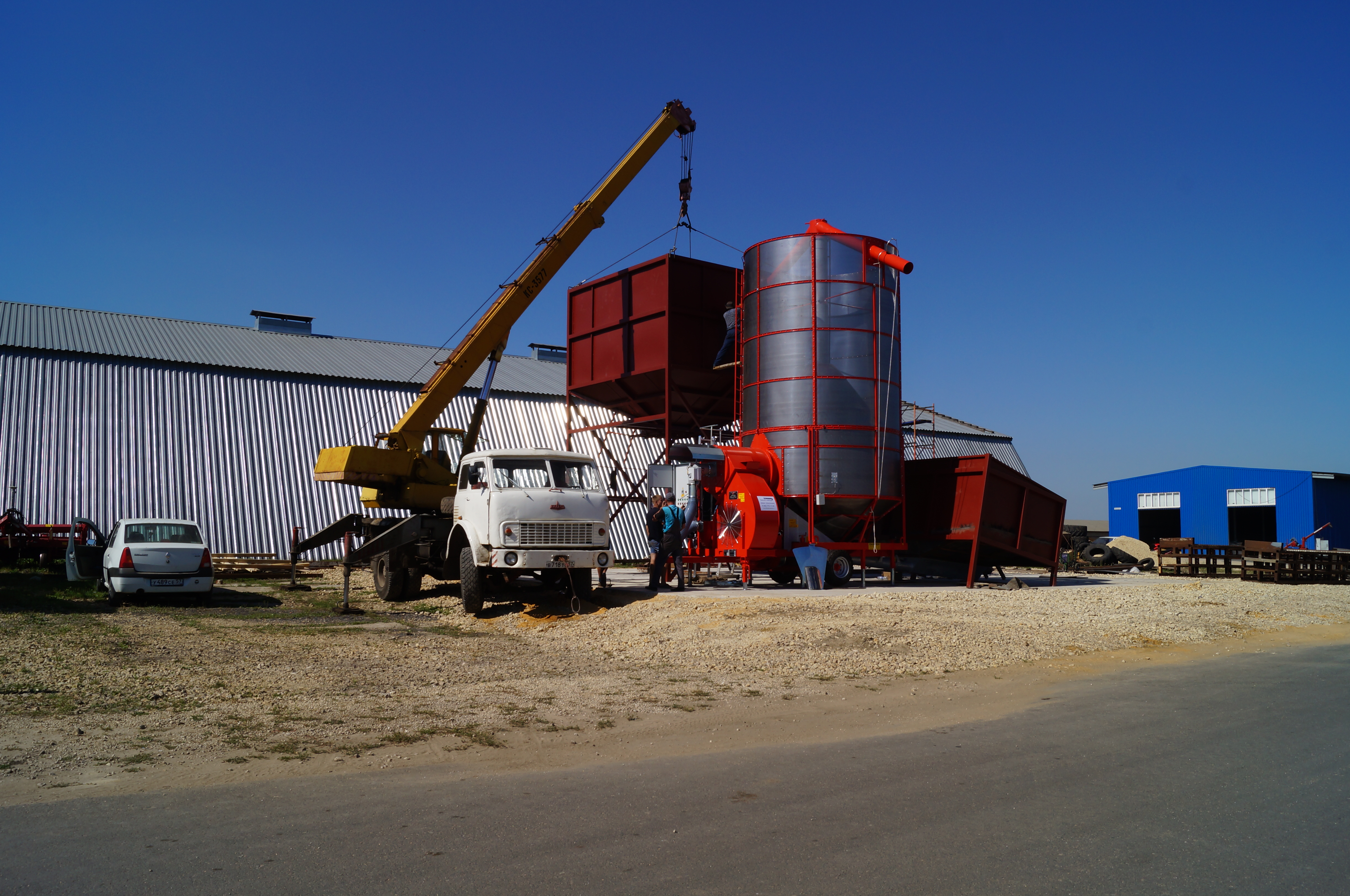 Мобильная зерносушилка Fratelli Pedrotti LARGE 300 произв-ть до 200 т/сутки