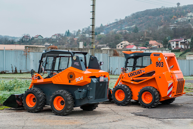 Словацкие минипогрузчики с бортовым поворотом Locust в наличии