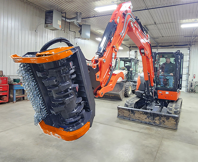 Разнообразные мульчеры Forster в наличии на складе.