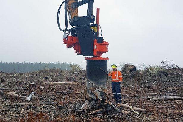 Экскаваторный измельчитель пней Rotor Hydro 26/40 (бур, цилиндр)