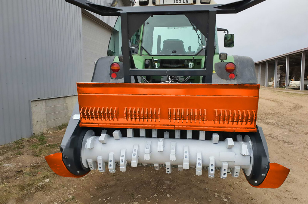 Мульчер FORSTER на МТЗ-82: Новая возможность для дорожных служб