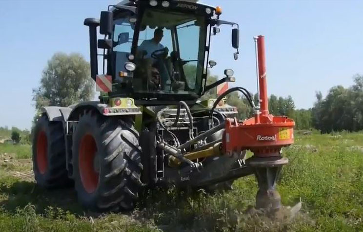 Тракторный измельчитель пней Rotor S 160/200 (Бур)